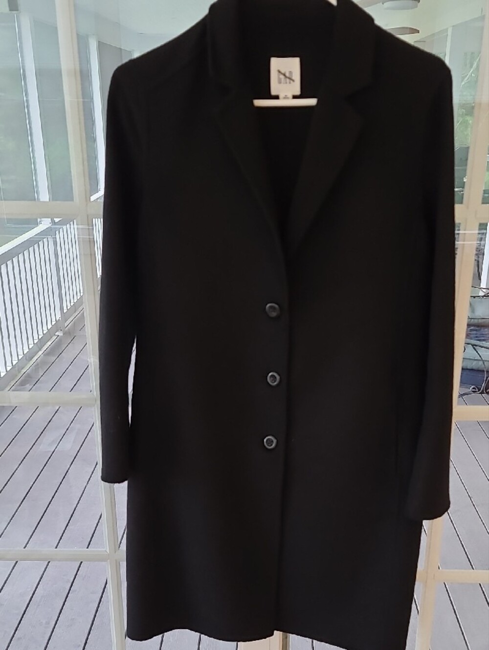 Gap Classic Women's black Single-Breasted Coat
